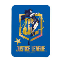 Ligue de Justice | Wonder Woman JL Logo Pop Art