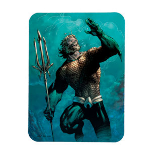 Magnet Flexible Ligue Justice #10 Aquaman Noyé Variant de Terre
