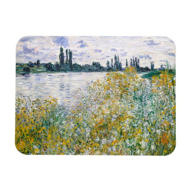 Magnet Flexible L'île aux fleurs près de Vétheuil, Monet (Horizontal)