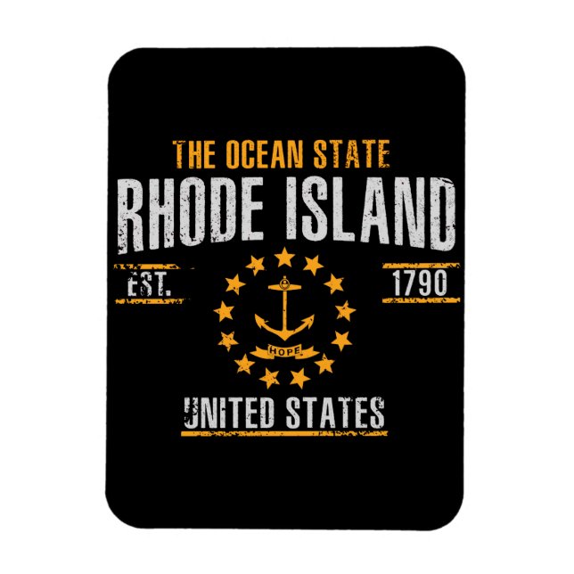 Magnet Flexible L'île Rhode (Vertical)