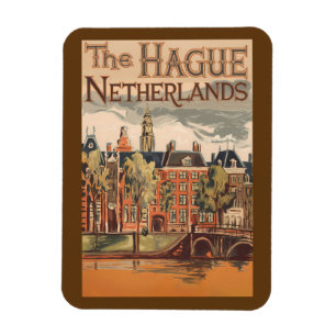 Magnet Flexible L'illustration de La Haye Pays-Bas