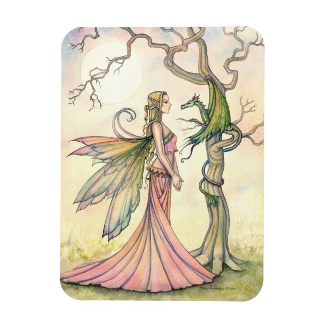 Magnet Flexible L'Imaginaire Dragon d'Aurora par Molly Harrison (Vertical)
