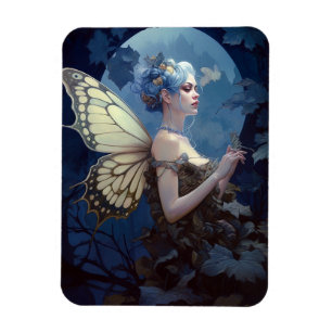 Magnet Flexible L'Imaginaire Fairy Bois Bleu