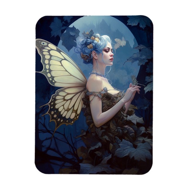 Magnet Flexible L'Imaginaire Fairy Bois Bleu (Vertical)