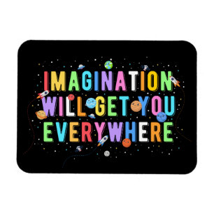Magnet Flexible L'Imagination Vous Attirera Partout