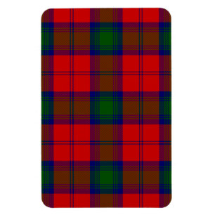 Magnet Flexible Lindsay tartan rouge vert plaid