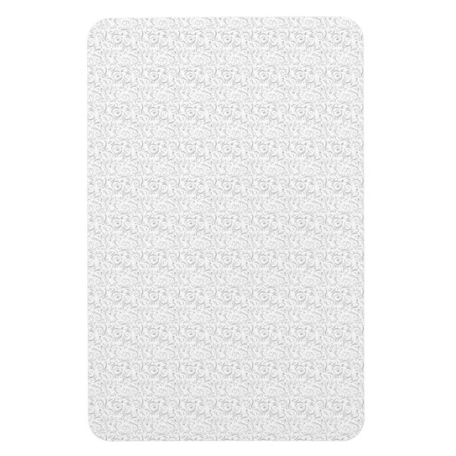 Magnet Flexible Line Art, Kangaroo, Ghost (Vertical)