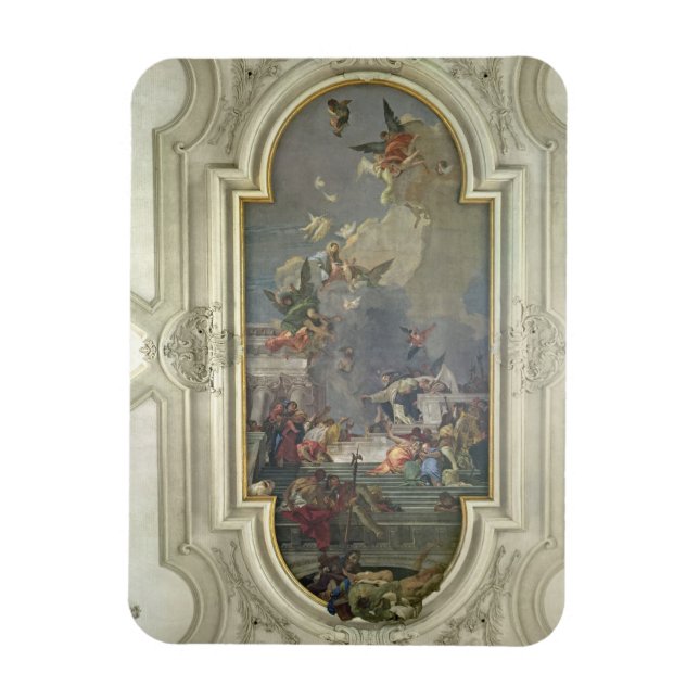 Magnet Flexible L'Institution du Rosaire par St. Dominic (fres (Vertical)