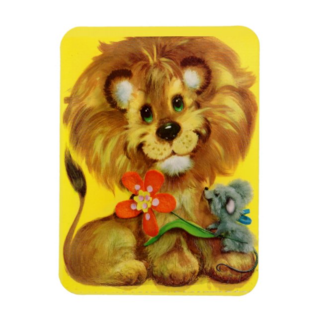 Magnet Flexible lion and mouse (Vertical)