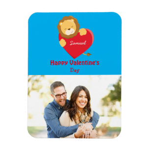 Magnet Flexible Lion Cutie Photo Saint Valentin