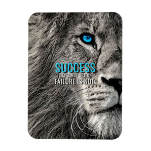 Magnet Flexible Lion Lover Success Is My Only Option