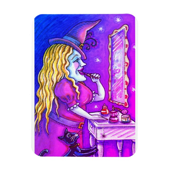 MAGNET FLEXIBLE LIPSTICK DE TÉMOIN, PARFUME & NAIL POLISH, FUNNY C (Vertical)