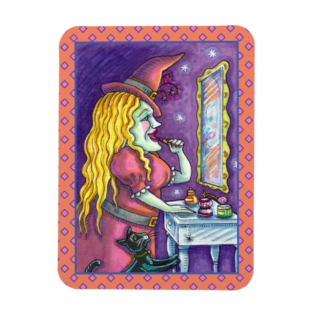 MAGNET FLEXIBLE LIPSTICK DE TÉMOIN, PARFUME & NAIL POLISH, FUNNY C (Vertical)