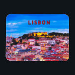 Magnet Flexible Lisbonne 001B<br><div class="desc">Lisbonne,  Portugal - Panorama avec le château</div>