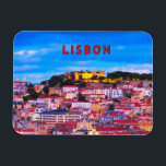 Magnet Flexible Lisbonne 001B<br><div class="desc">Lisbonne,  Portugal - Panorama avec le château</div>
