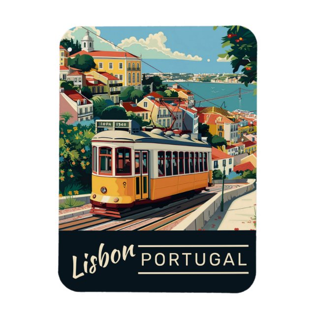 Magnet Flexible Lisbonne Portugal (Vertical)