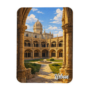 Magnet Flexible Lisbonne Portugal Monastère des Jerónimos