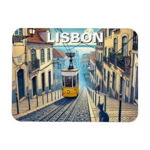 Magnet Flexible Lisbonne Portugal Voyage Bica Funiculaire
