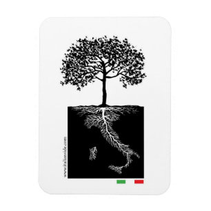Magnet Flexible L'Italien enracine l'aimant