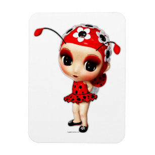 Magnet Flexible Little Miss Ladybug