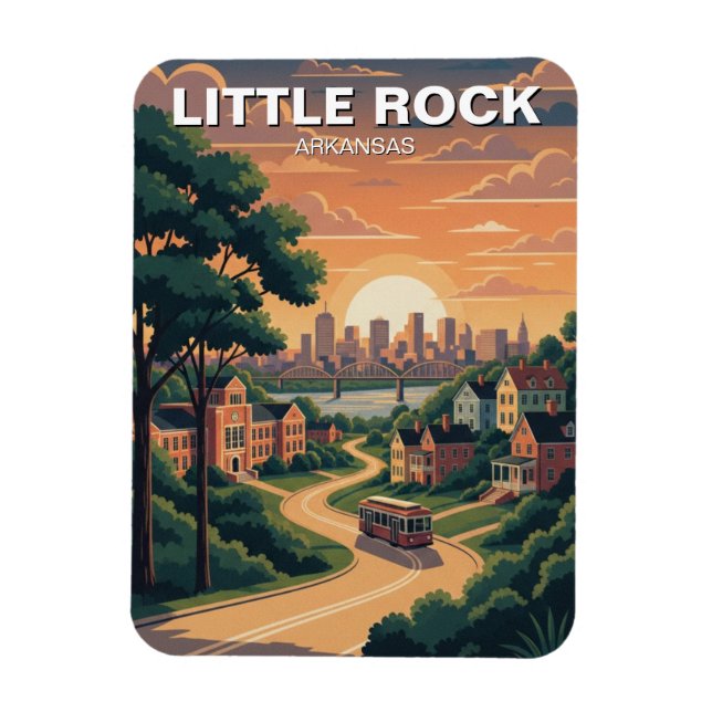 Magnet Flexible Little Rock Arkansas (Vertical)