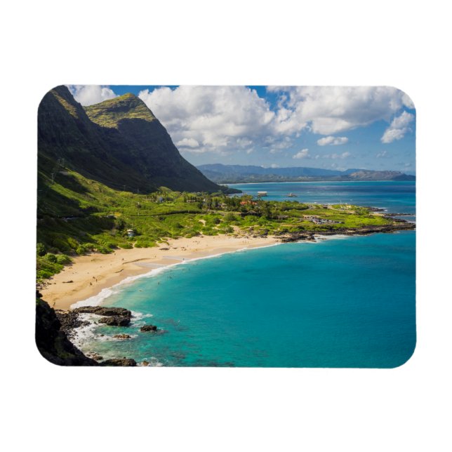 Magnet Flexible Littoral de la plage de Makapuu (Horizontal)