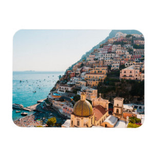 Magnet Flexible Littoral   Positano Italie, Village de Cliffside