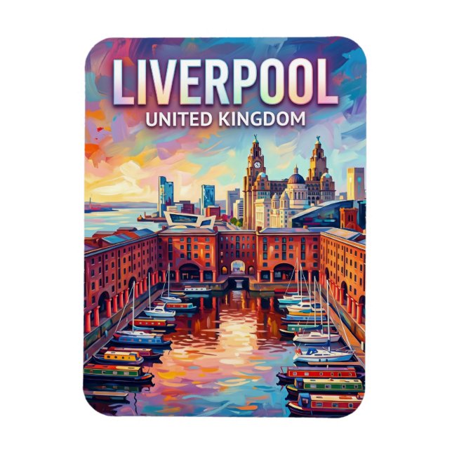Magnet Flexible Liverpool Royaume-Uni (Vertical)