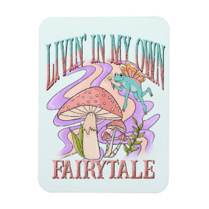 Magnet Flexible Livin' In My Own Fairytale - Frog & Champignons