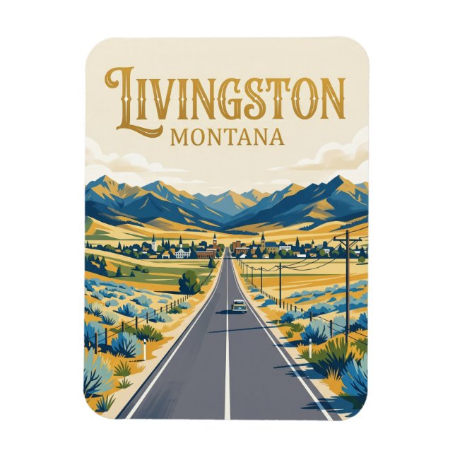 Magnet Flexible Livingston États-Unis (Vertical)