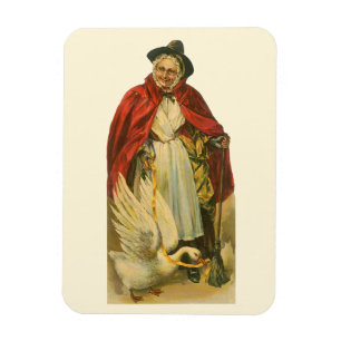 Magnet Flexible Livre de contes victoriens vintage de Mère l'Oie