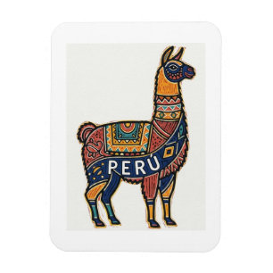 Magnet Flexible Llama du Pérou