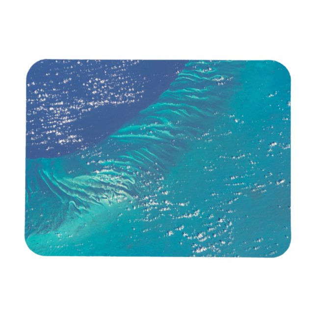Magnet Flexible L'Océan Atlantique Au Bord Des Bahamas (Horizontal)