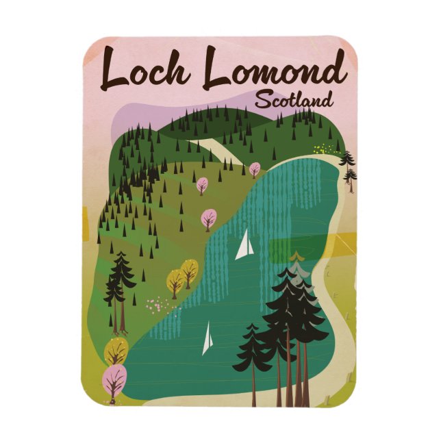 Magnet Flexible Loch Lamond Écosse (Vertical)