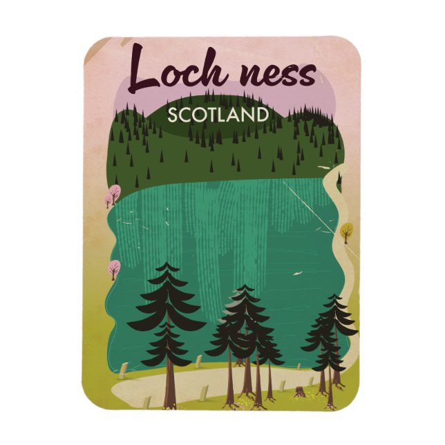 Magnet Flexible Loch Ness Écosse (Vertical)