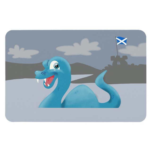 Magnet Flexible Loch Ness Monster (Horizontal)
