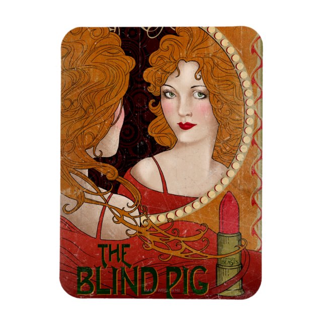 Magnet Flexible L'oeuvre Vintage BLIND PIG™ (Vertical)