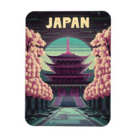 LoFi Vaporwave Retro 80s Temple japonais Sakura