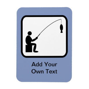 Magnet Flexible Logo Angler personnalisable