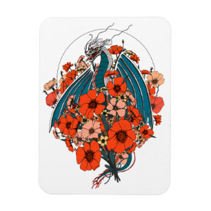 Magnet Flexible Logo de dragon asiatique