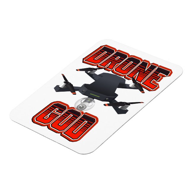 Magnet Flexible Logo de Drone God (Côté Gauche)