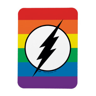 Magnet Flexible Logo de Flash Rainbow