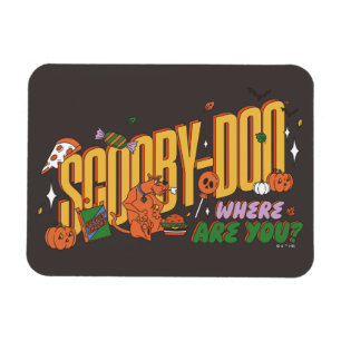 Magnet Flexible Logo de friandise d'Halloween de Scooby-Doo