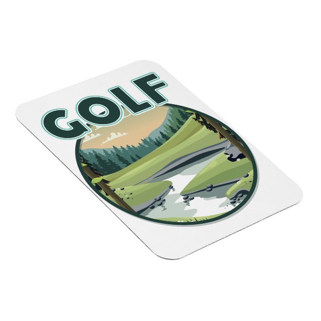Magnet Flexible logo de Golf Sports (Côté Droit)