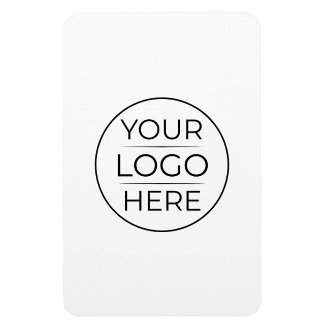 Magnet Flexible Logo de marque d'entreprise moderne (Vertical)