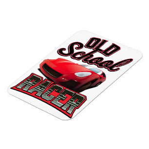 Magnet Flexible Logo de Old School Racer