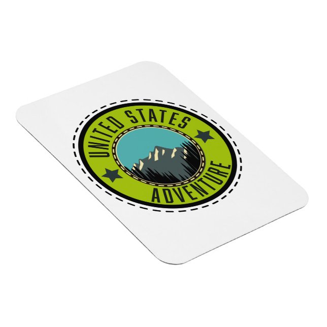 Magnet Flexible Logo de United States Adventure (Côté Droit)