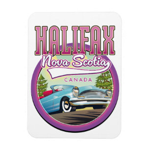 Magnet Flexible Logo de voyage de Halifax Nouvelle-Écosse