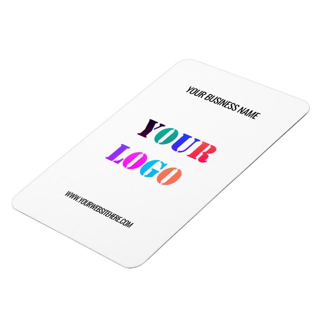 Magnet Flexible Logo d'entreprise personnalisé Texte promotionnel  (Côté Gauche)