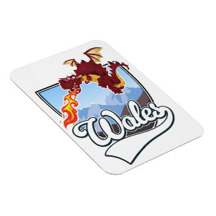 Magnet Flexible logo du dragon du pays de Galles